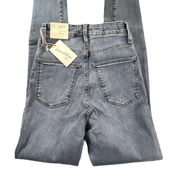 Universal Thread, High Rise, Skinny, Slim Leg, Super Stretch, Blue, Women’s Sz 0 - Picture 4 of 11